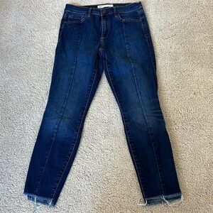 Womens Gap 1969 True Skinny Ankle Jeans with Front Seam. Size 29